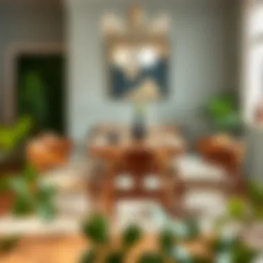 Elegant wooden dining set showcasing timeless design