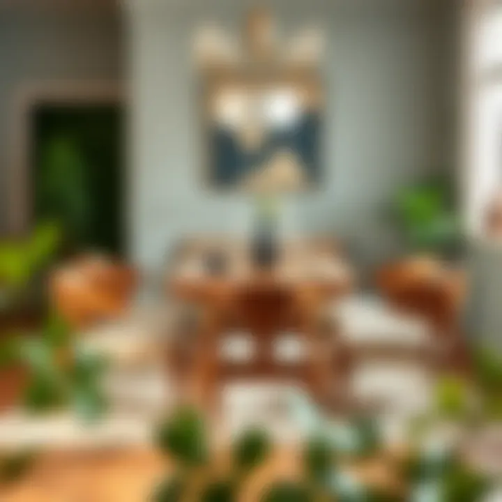 Elegant wooden dining set showcasing timeless design