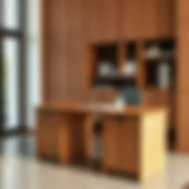 Materials and Finishes for Four-by-Two Desk Materials and finishes suitable for a four-by-two desk