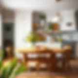 Charming Bumble Bee Accents Charming bumble bee decor accents in a cozy kitchen