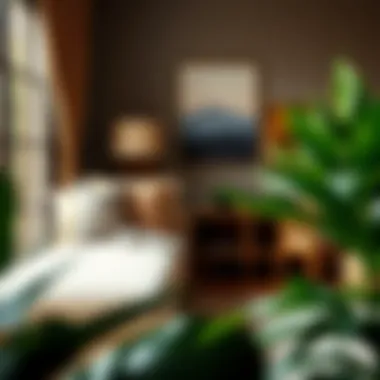 Cozy corner with a chaise lounge and decorative cushions