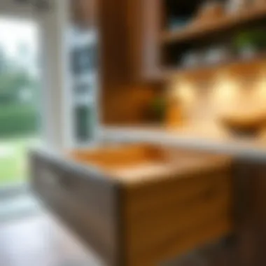 DIY installation of a kitchen drawer liner