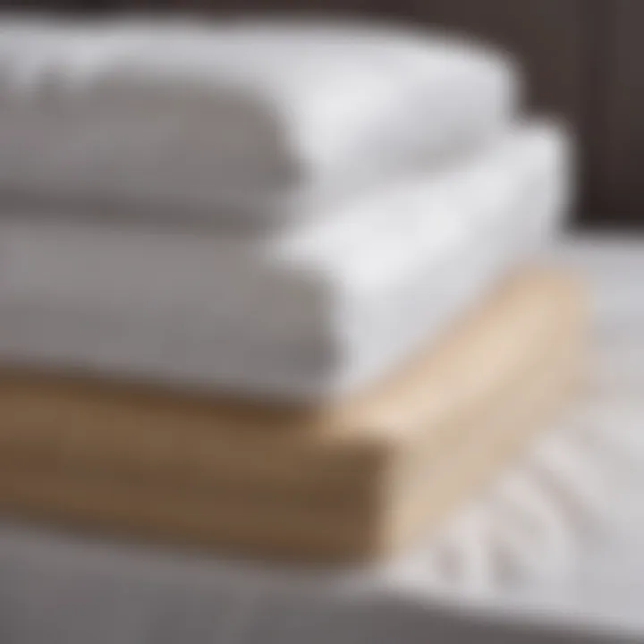 Comparative view of traditional and zippered fitted sheets