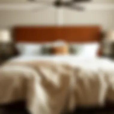 Elegant Bedroom with Trendy Bedspread Styles Stylish bedroom showcasing bedspread styles