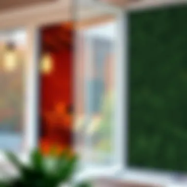 Variety of vinyl window films showcasing different textures and designs