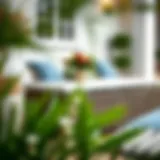 Elegant wicker patio storage chest blending seamlessly with outdoor decor