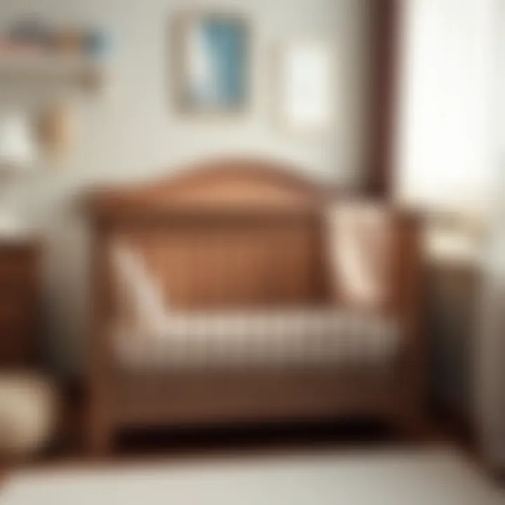 Emphasis on Safety Features of Delta Crib Delta crib showcasing safety features