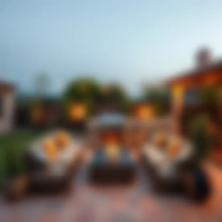 Spacious patio layout for optimal outdoor cooking experience
