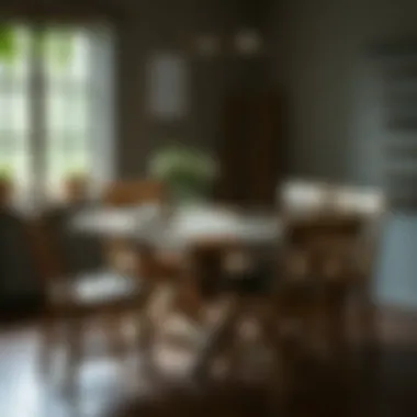 Rustic Wooden Dining Set Rustic dining set crafted from natural wood materials