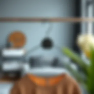 Stylish metal dress up clothes hanger with modern aesthetics