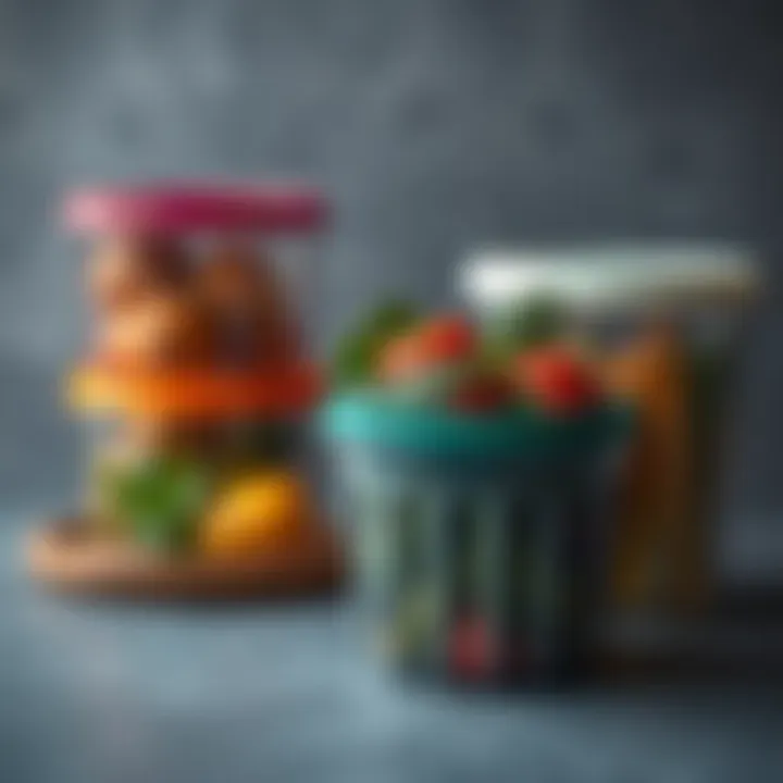 Eco-friendly plastic container options with natural materials