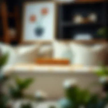 Decorative wrapping paper storage box that enhances home aesthetics.