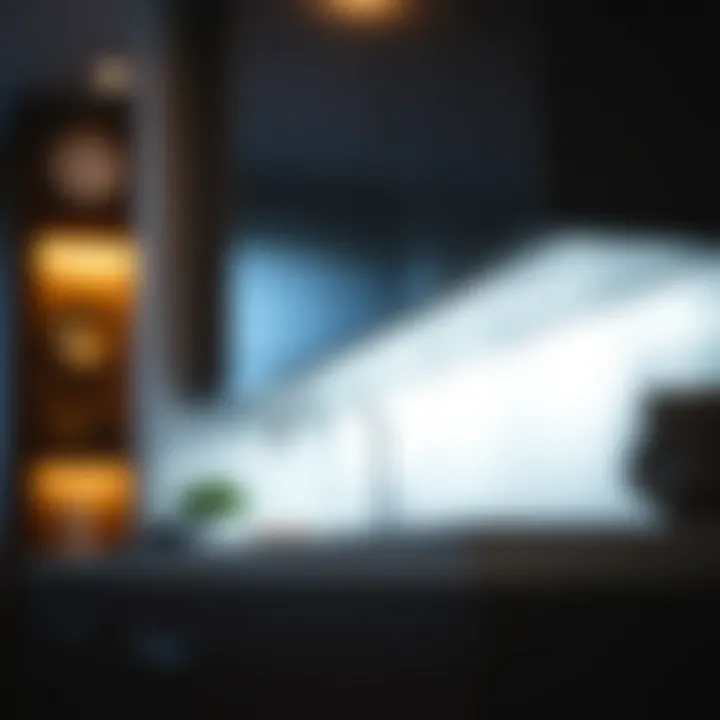 Elegant Puck Light Design Elegant puck light design illuminating a stylish interior