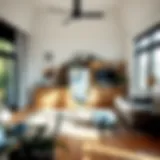 Efficient Home Office Layout Modern home office layout showcasing efficient use of space