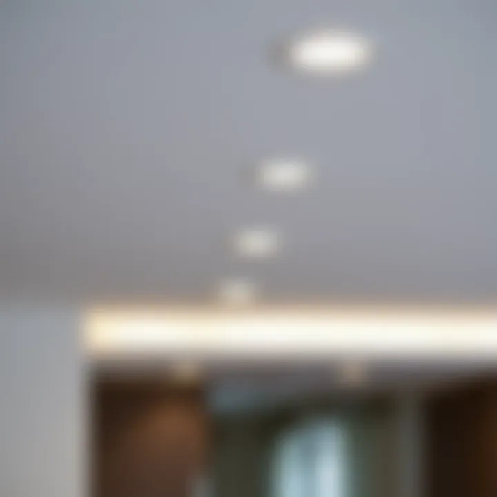 Sleek Recessed Lighting Providing Ambient Illumination Sleek recessed lighting providing ambient illumination