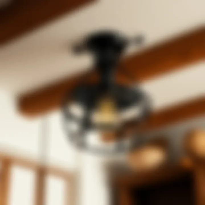 Vintage Ceiling Fixture Adding Charm to a Rustic Space Vintage ceiling fixture adding charm to a rustic space