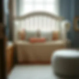 Elegant crib comforter set with playful designs