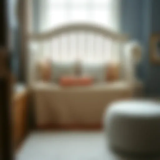 Elegant crib comforter set with playful designs