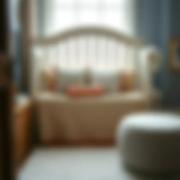 Elegant crib comforter set with playful designs