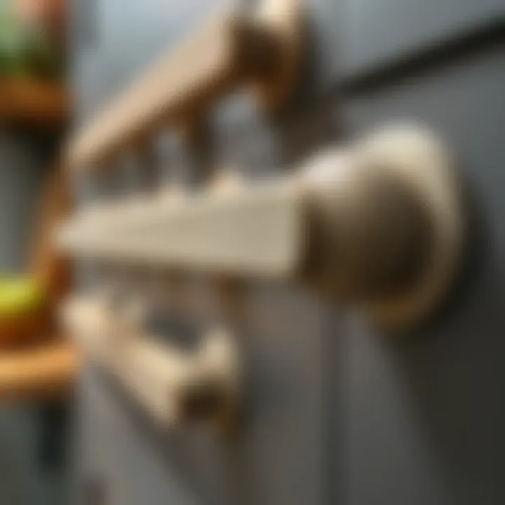 Textured Kitchen Handles for Enhanced Grip A variety of kitchen handles with unique textures