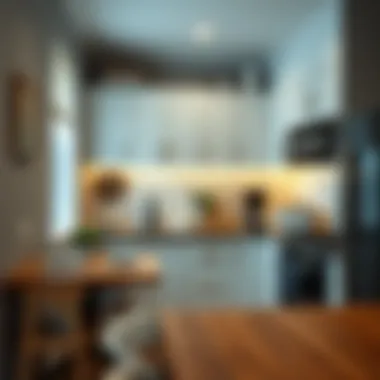 Maximizing Efficiency in Small Kitchen Spaces Compact workspace showcasing efficient layout