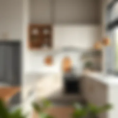 Utilizing Vertical Space for Optimal Functionality Creative use of vertical space in a kitchen