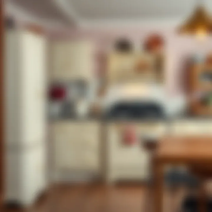 Charming Antique Floor Model Kitchen Stylish antique floor model kitchen with vintage charm