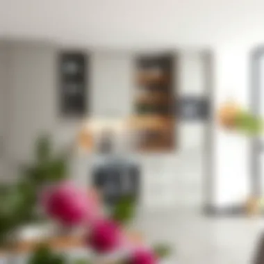 Efficient Compact Floor Model Kitchen Compact floor model kitchen ideal for small spaces