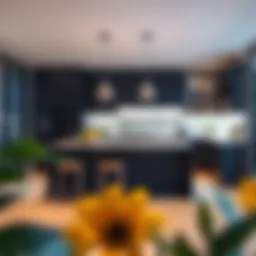 Modern floor model kitchen showcasing sleek design and functionality