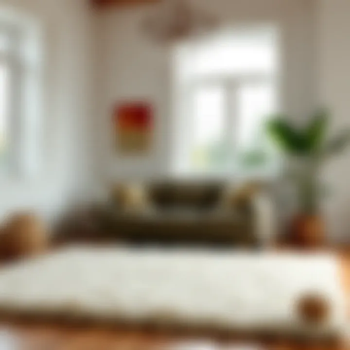 Tips for maintaining the integrity of a fluffy rug