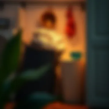 Aesthetic appeal of laundry bags integrated into home decor