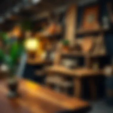 Handcrafted wooden furniture highlighting craftsmanship