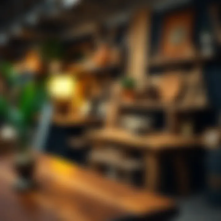 Handcrafted wooden furniture highlighting craftsmanship