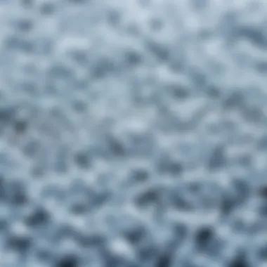 Close-up of luxurious texture on a grey blue bath mat