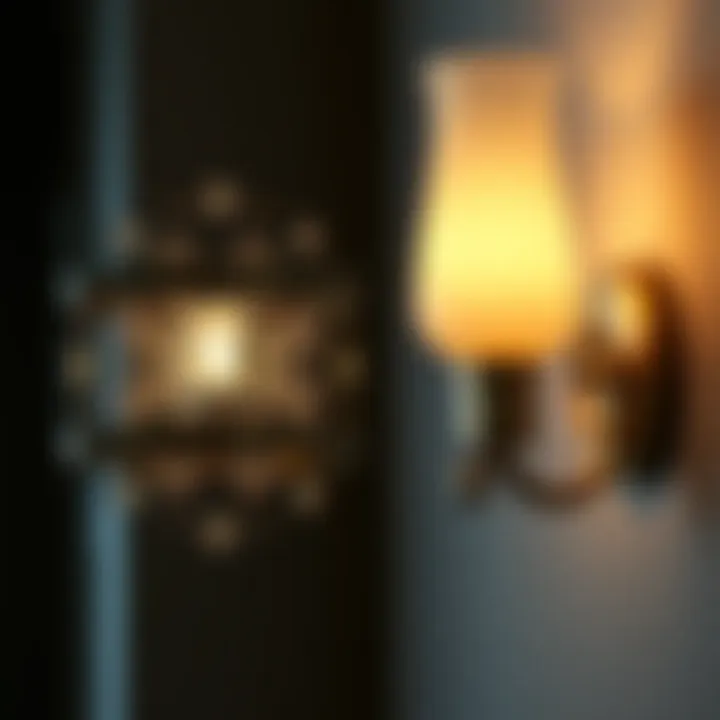 Intricate Design of an Artistic Wall Sconce Artistic wall sconce showcasing intricate design details