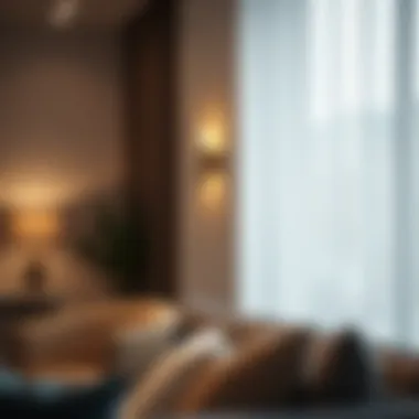 Stylish Interior with Wall Sconce Installation Wall sconce installation in a stylish interior space