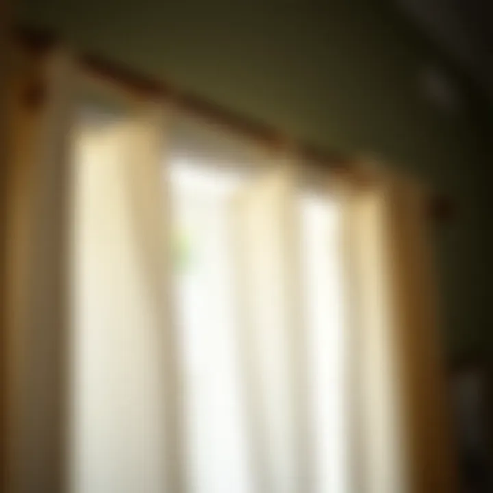 Installation techniques demonstrated for curtain rings