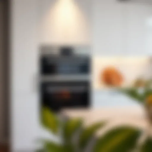 Modern Elegance: Built-In Oven Design Sleek built-in oven seamlessly integrated into modern cabinetry