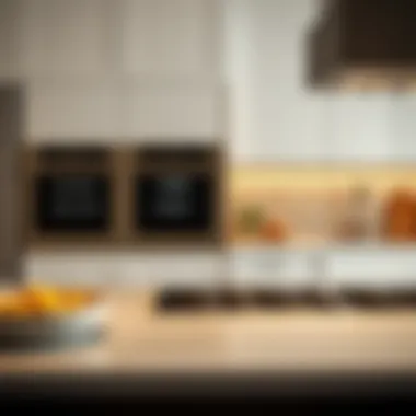 Diverse Designs: Built-In Oven Styles Stylish kitchen showcasing diverse built-in oven styles