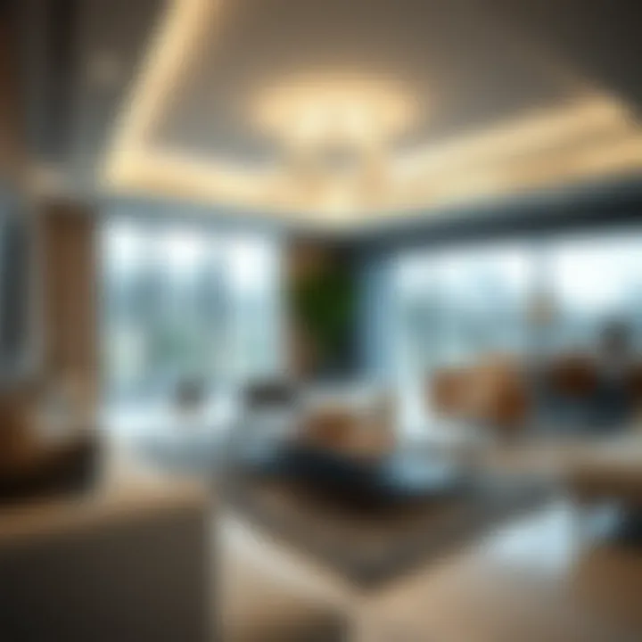 Modern Living Space Design Elegant living space showcasing modern design elements