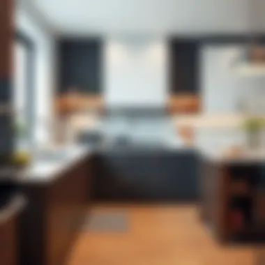 Stylish modern kitchen cabinet doors showcasing unique finishes