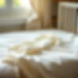 Luxurious organic cotton crib sheet showcasing softness and quality