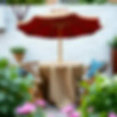 Variety of bistro table cover styles