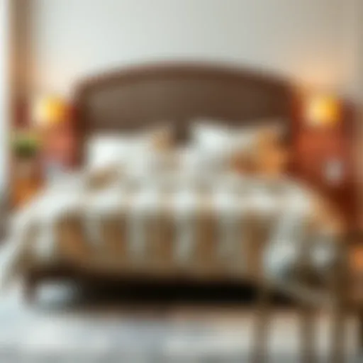 Luxurious Oversize King Quilt Set Display Luxurious oversize king quilt set displayed on a beautifully made bed