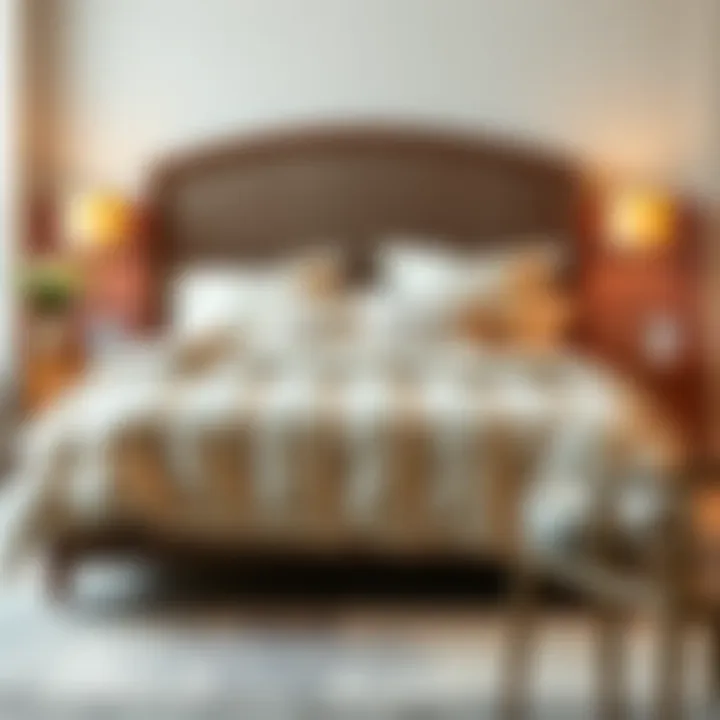 Luxurious Oversize King Quilt Set Display Luxurious oversize king quilt set displayed on a beautifully made bed