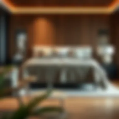 Modern Bedroom with Oversize King Quilt Stylish bedroom featuring an oversize king quilt set in a modern decor setting