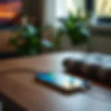 Sleek Qi charging mat design showcasing modern aesthetics