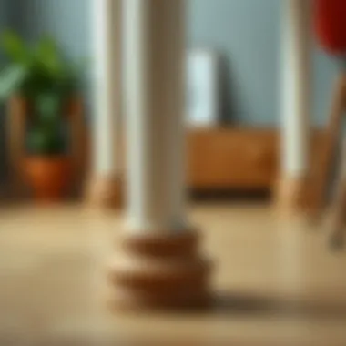 Durable materials used in table leg protectors