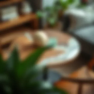 Sustainable materials used in round card table construction