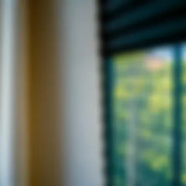 Close-up of various fabric textures for window treatments